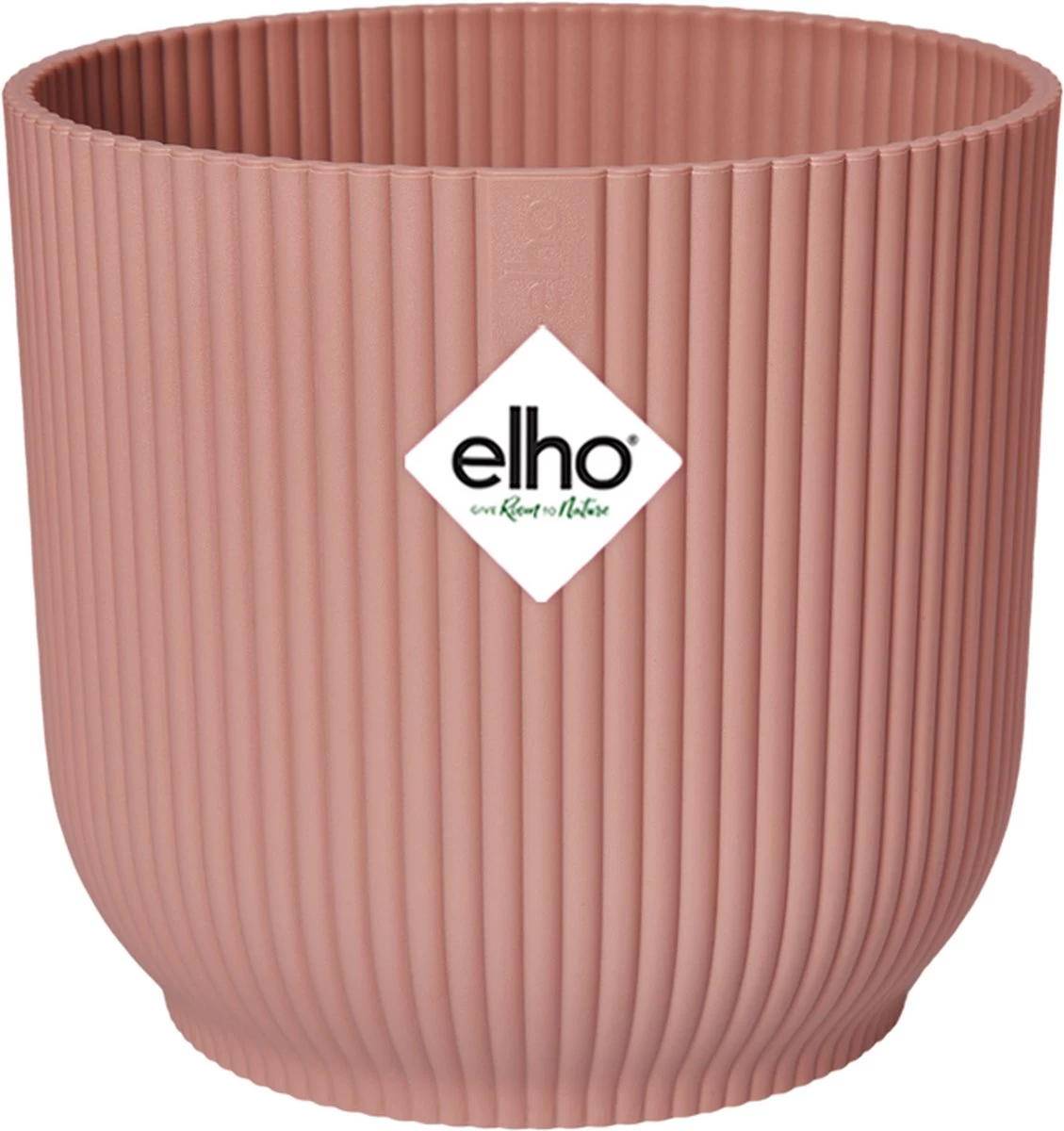 Elho Vibes Fold Rond 30 - Bloempot Voor Binnen - Ø 29.5 X H 27.2 Cm - Delicaat Roze - Afbeelding 4