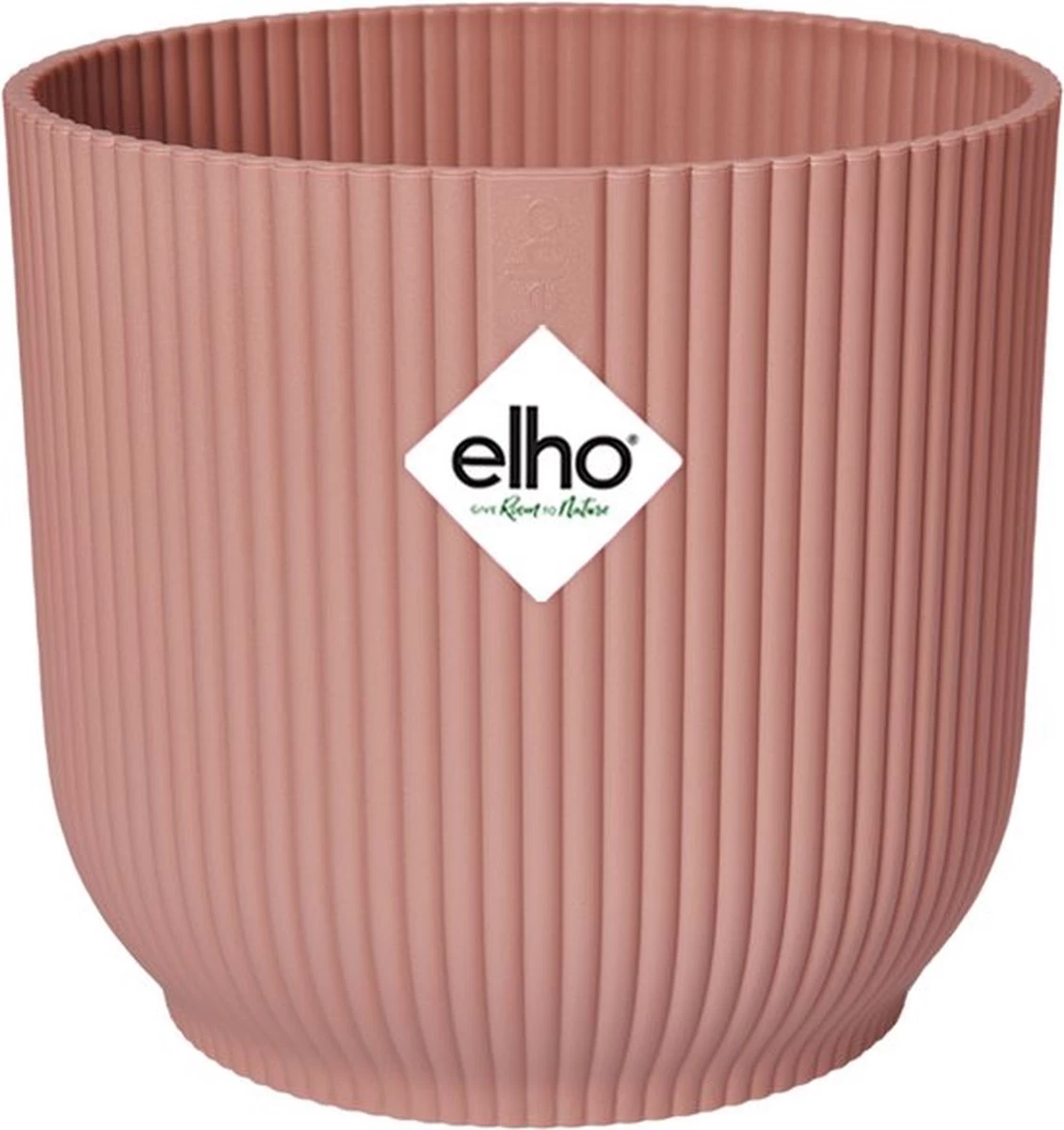 Elho Vibes Fold Rond 30 - Bloempot Voor Binnen - Ø 29.5 X H 27.2 Cm - Delicaat Roze - Afbeelding 6
