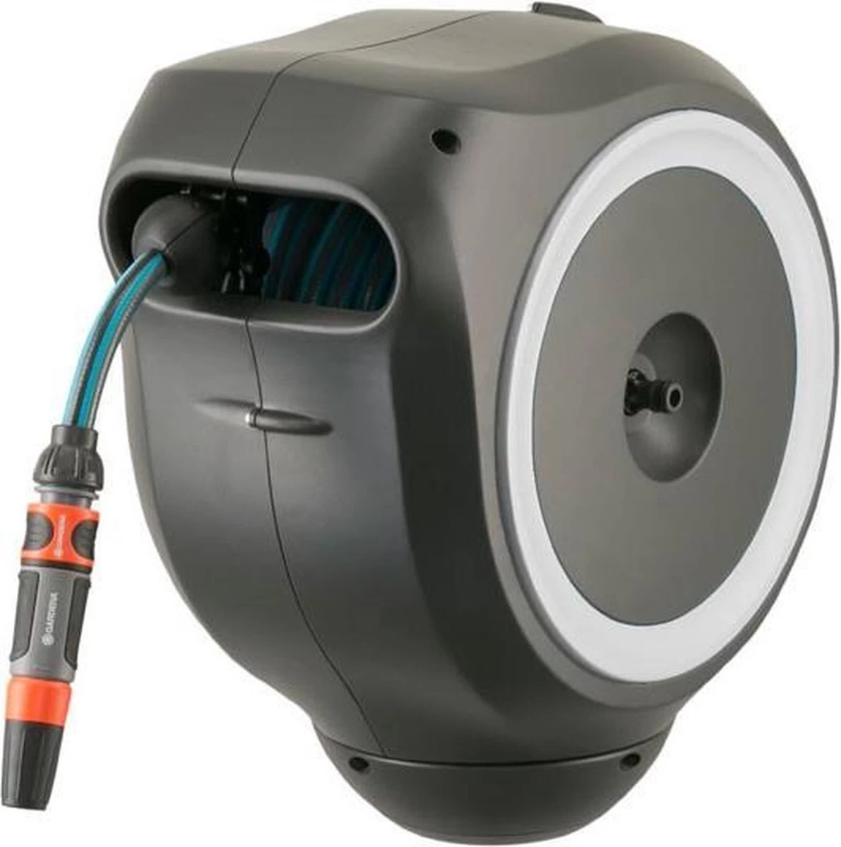 GARDENA - Wandslangenbox RollUp M/L Wit - 25 Meter Slang - Afbeelding 2