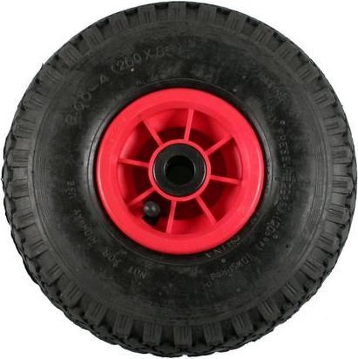 Benson Bolderkarwiel Steekwagenwiel Met Luchtband 3.00-4 | Asgatdiameter 20mm Rollager | Hoogte Wiel 26cm - Afbeelding 15