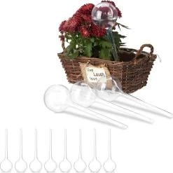 Merkloos Waterdruppelaar Set Van 8 - Automatische Arrigatiesysteem Voor Kamperplanten - Druppelaar - Transparant - 8st