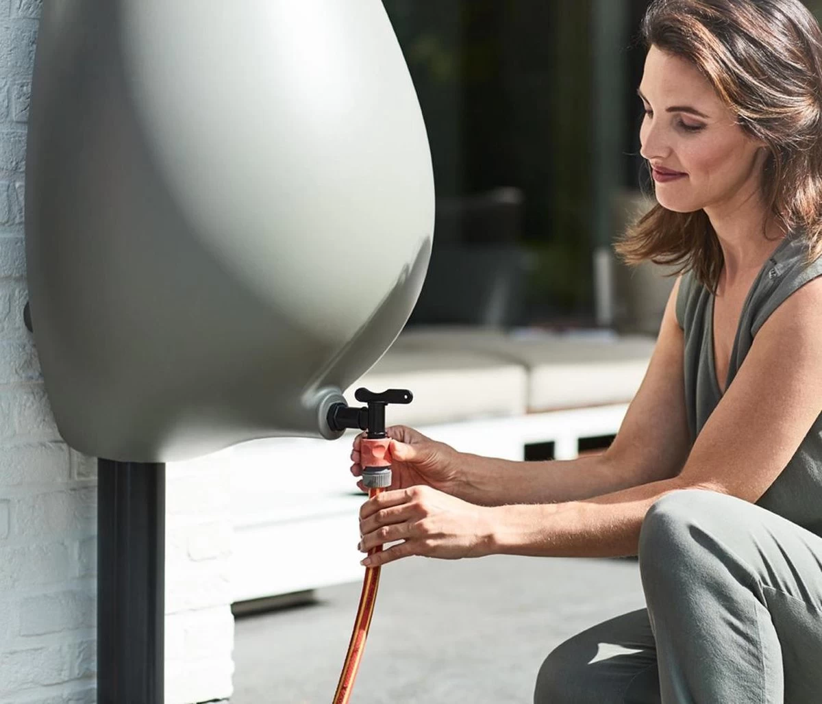 Elho Pure Raindrop 70L - Geel/Oker - Afbeelding 7