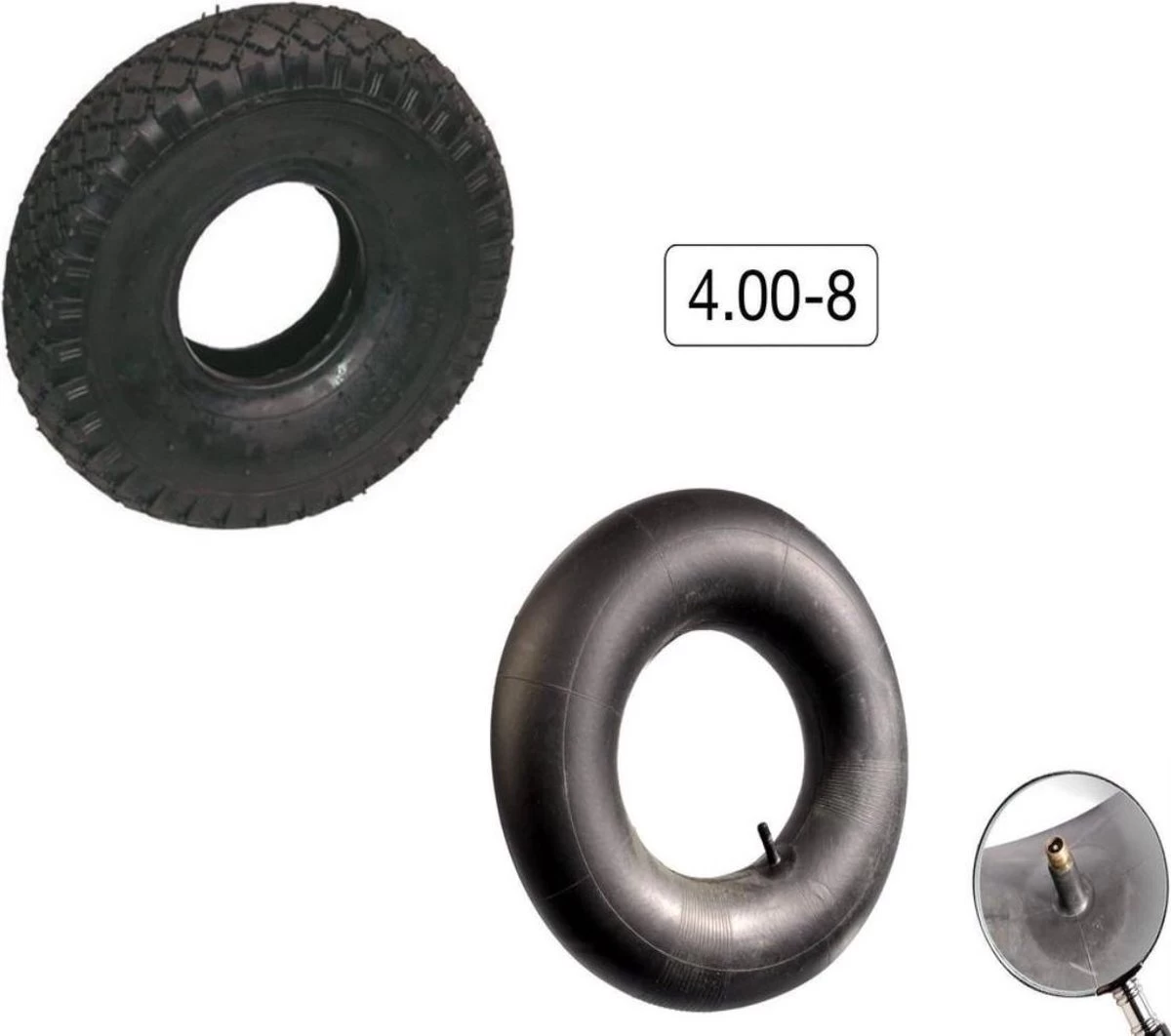 Kruiwagenband Binnen En Buitenband 4.80/4.00-8
