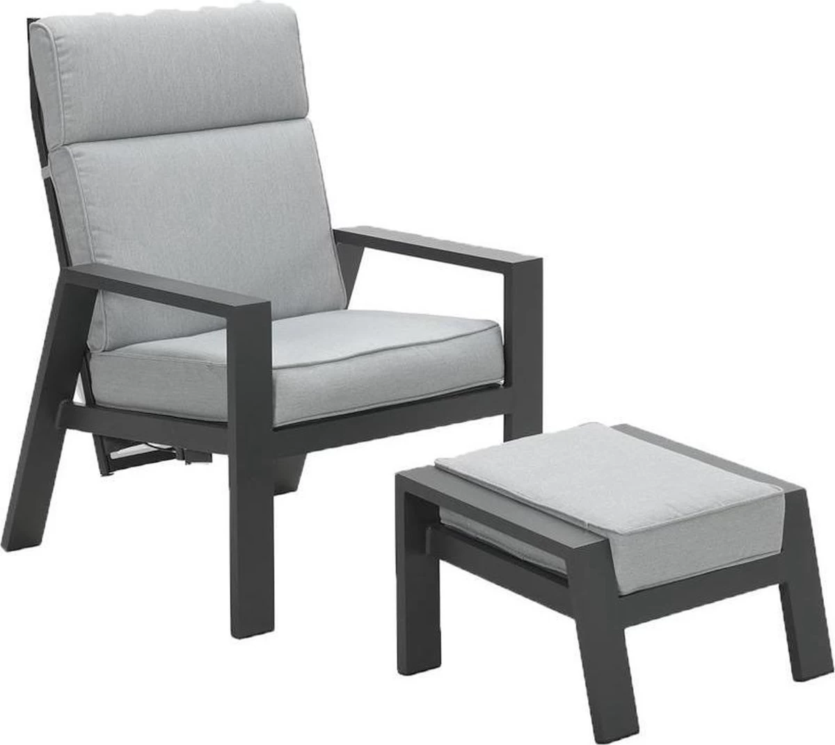 Garden Impressions Max Verstelbare Stoel + Voetenbank