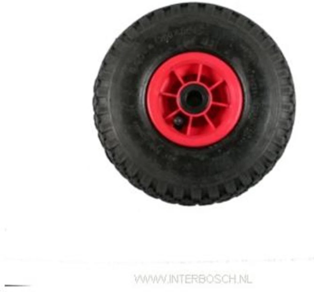 Benson Bolderkarwiel Steekwagenwiel Met Luchtband 3.00-4 | Asgatdiameter 20mm Rollager | Hoogte Wiel 26cm - Afbeelding 14