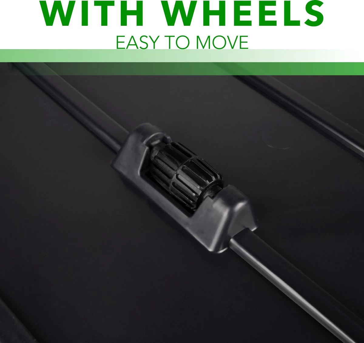 Opbergbox 310L UV-Bestendig Weerbestendig Wielen Tuinbox Rotan-look Antraciet - Afbeelding 7