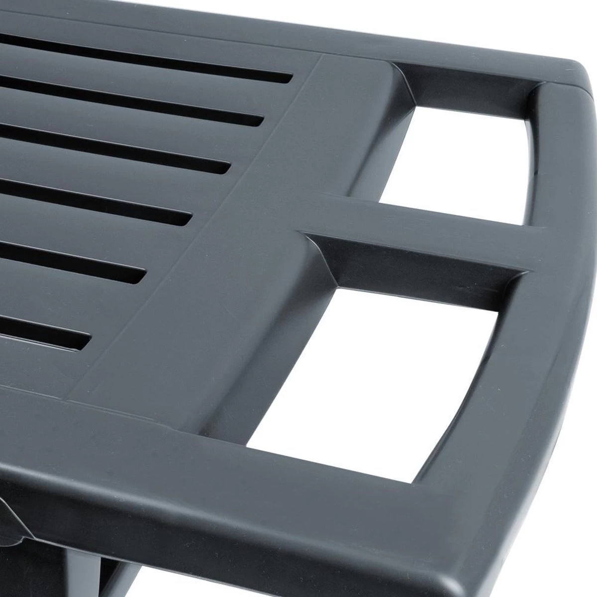 Casaria Ligstoel Zircone – Verstelbaar/Wielen Tot 120 Kg – Antraciet - Afbeelding 4