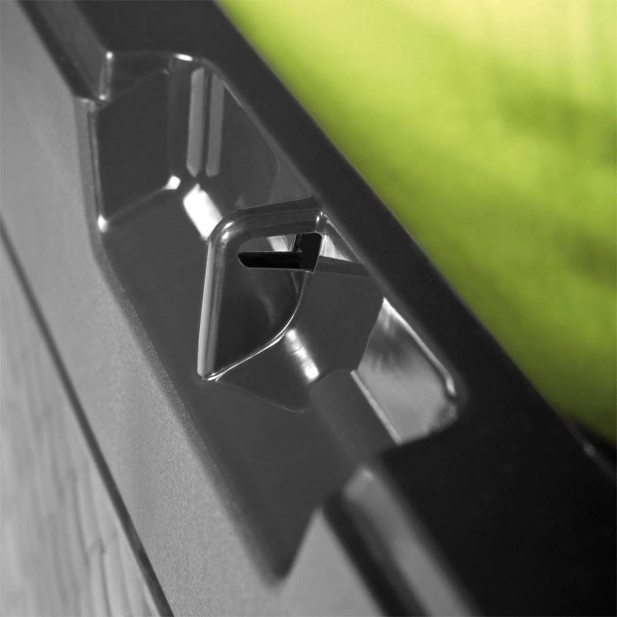 Opbergbox 310L UV-Bestendig Weerbestendig Wielen Tuinbox Rotan-look Antraciet - Afbeelding 16