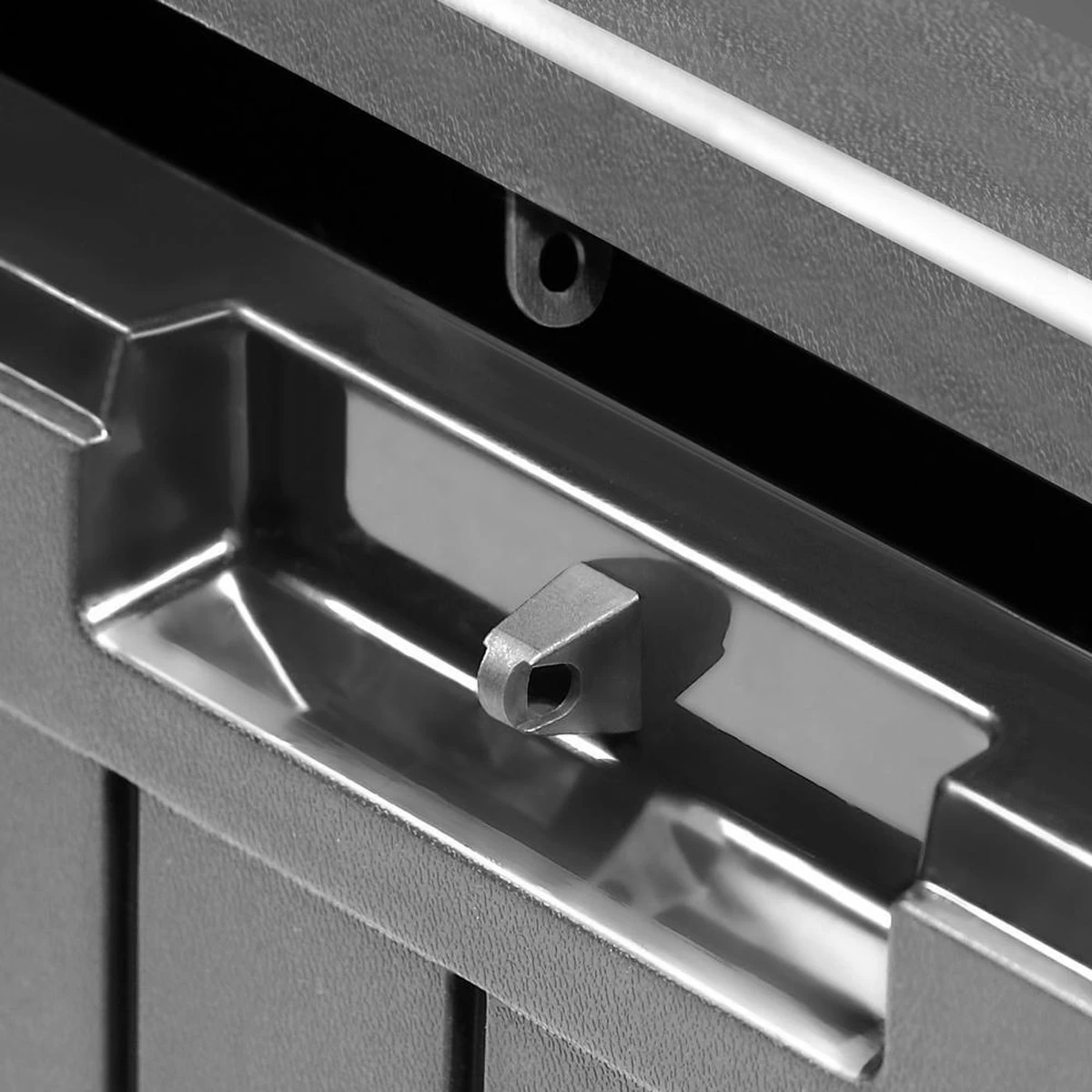 Prosperplast Opbergbox Met Deksel – Waterdicht Wielen 290 L -Antraciet - Afbeelding 4