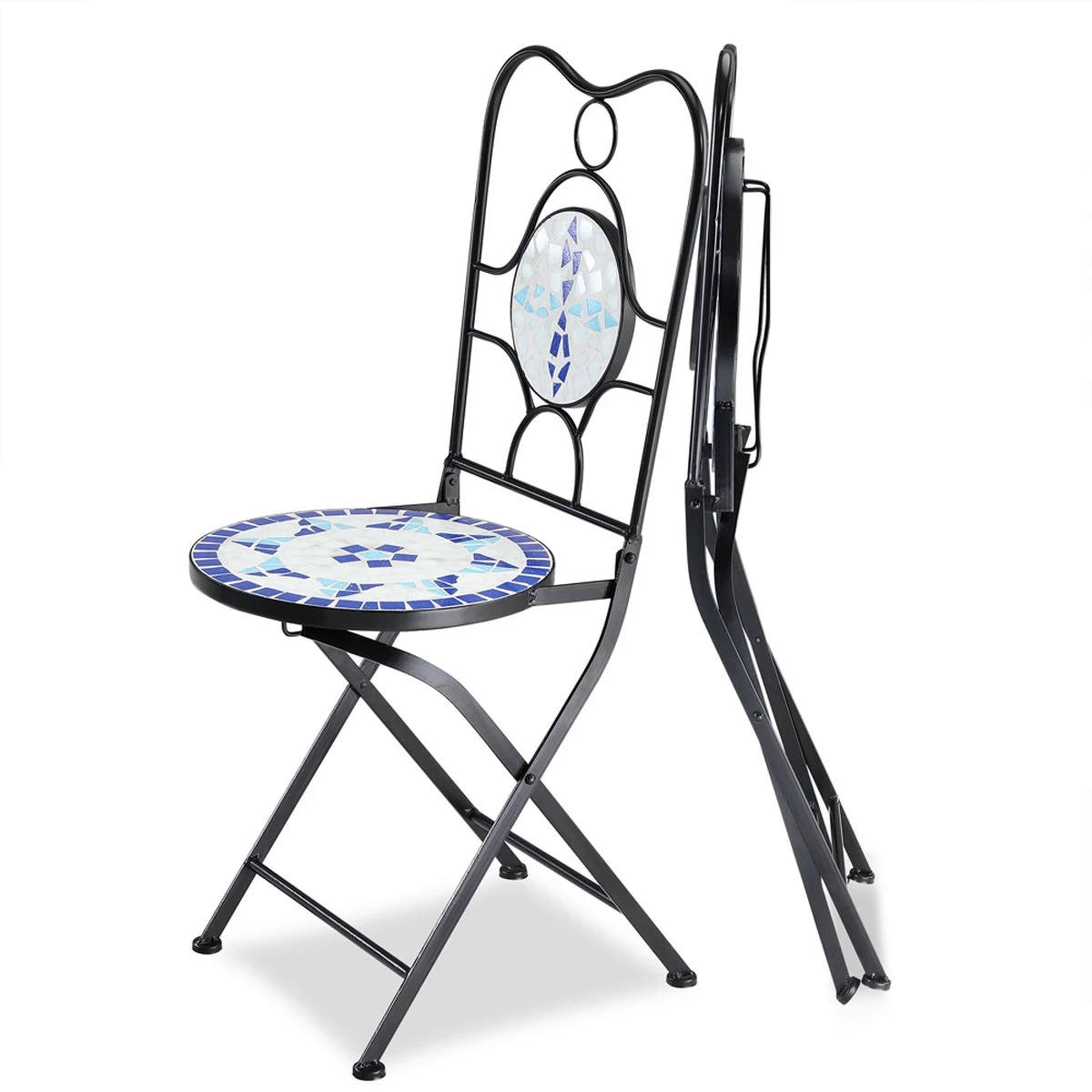 Merkloos Mozaïek Bistroset Neptun - 3-delig - Afbeelding 2