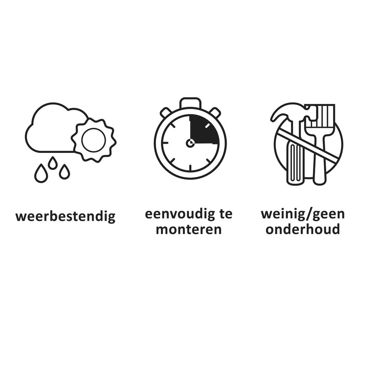 Keter Montero Tuinbank - 3-personen - 150x62,5x89cm – Grafiet - Afbeelding 12