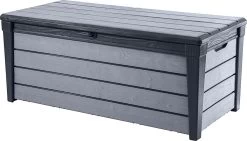 Keter Brushwood Opbergbox - Kussenbox - 455L - 145x69,7x60,3cm - Grafiet