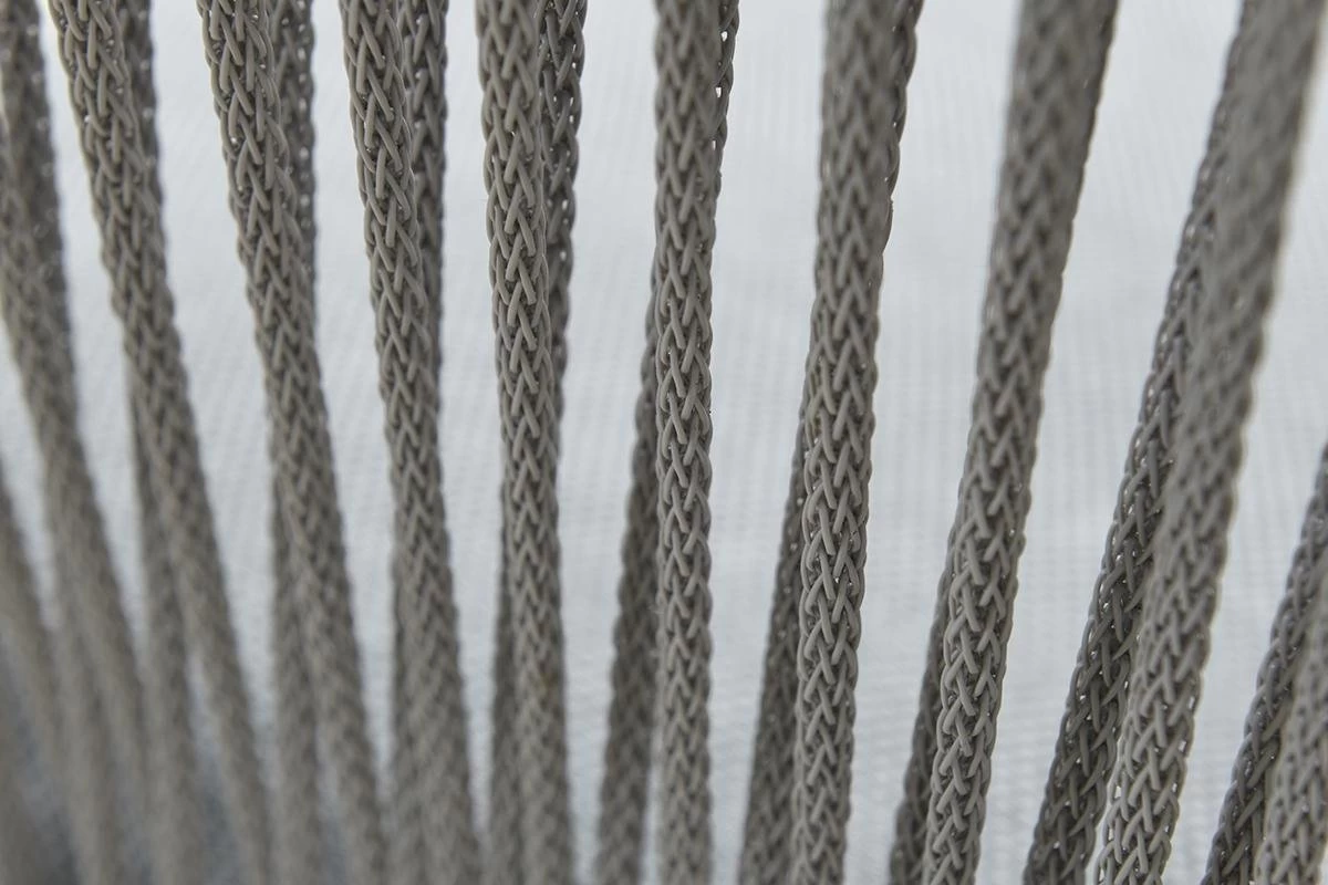 Garden Impressions Fleurie Loungeset 4-delig - Rope - Mat Wit/ Licht Grijs - Afbeelding 3