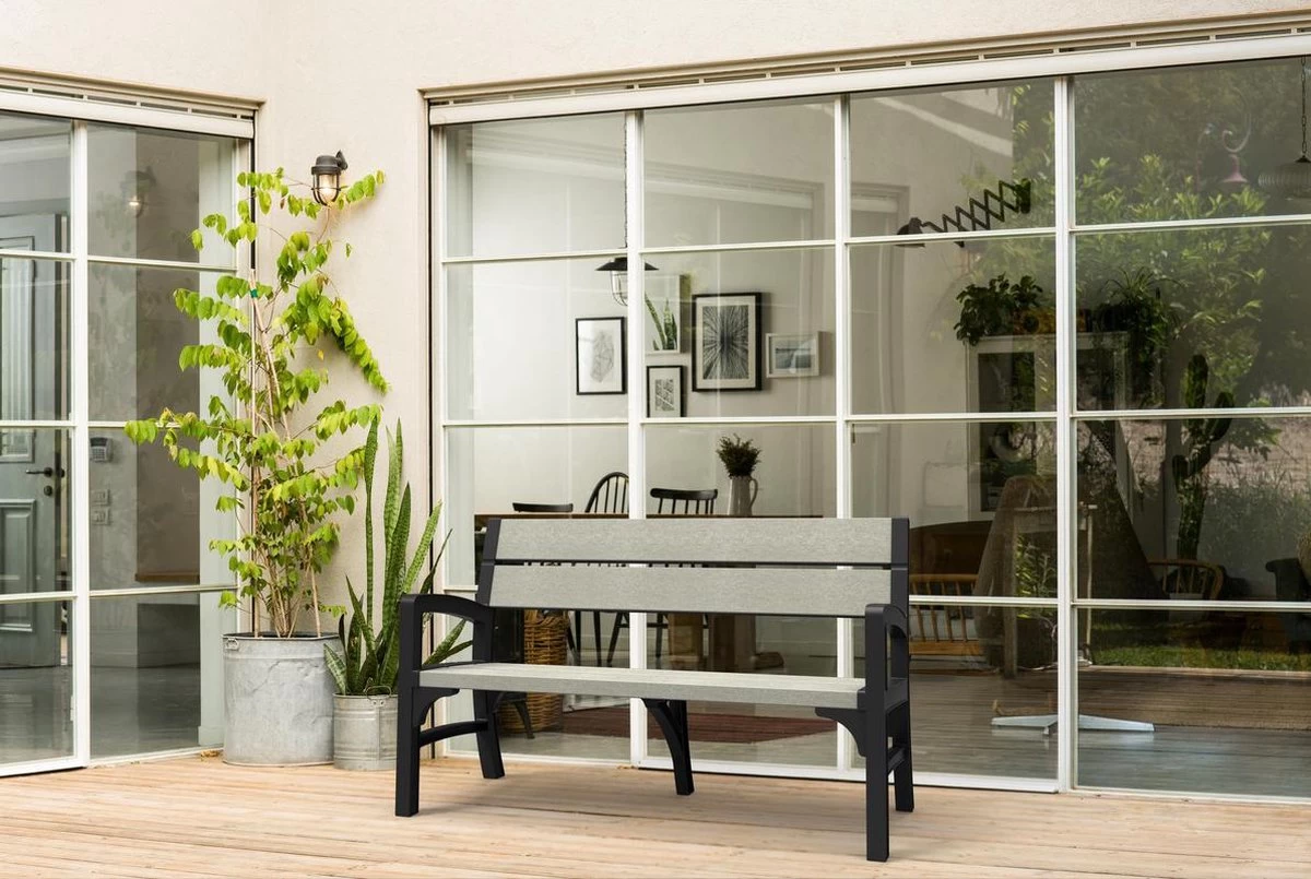 Keter Montero Tuinbank - 3-personen - 150x62,5x89cm – Grafiet - Afbeelding 11