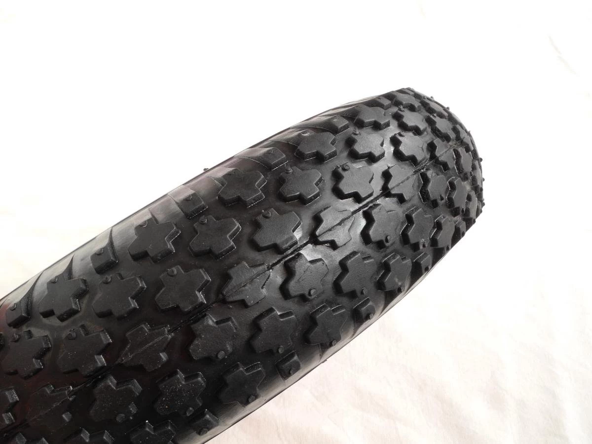 Benson Bolderkarwiel Steekwagenwiel Met Luchtband 3.00-4 | Asgatdiameter 20mm Rollager | Hoogte Wiel 26cm - Afbeelding 3