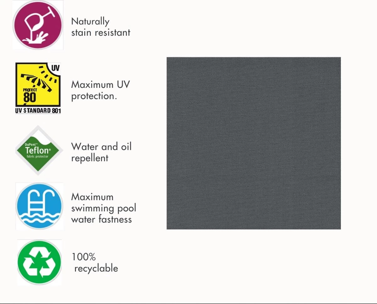 Sanderswoodworks Houten Tuinbank Vlieland - Incl. Kussens - Steigerhout - Afbeelding 3