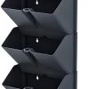 Prosperplast Verticale Kruidentuin Kunststof - Staand/hangend - Modulair - Antraciet Grijs - L 20 X B 11 X H 48 Cm - Incl. Kruidenschaar