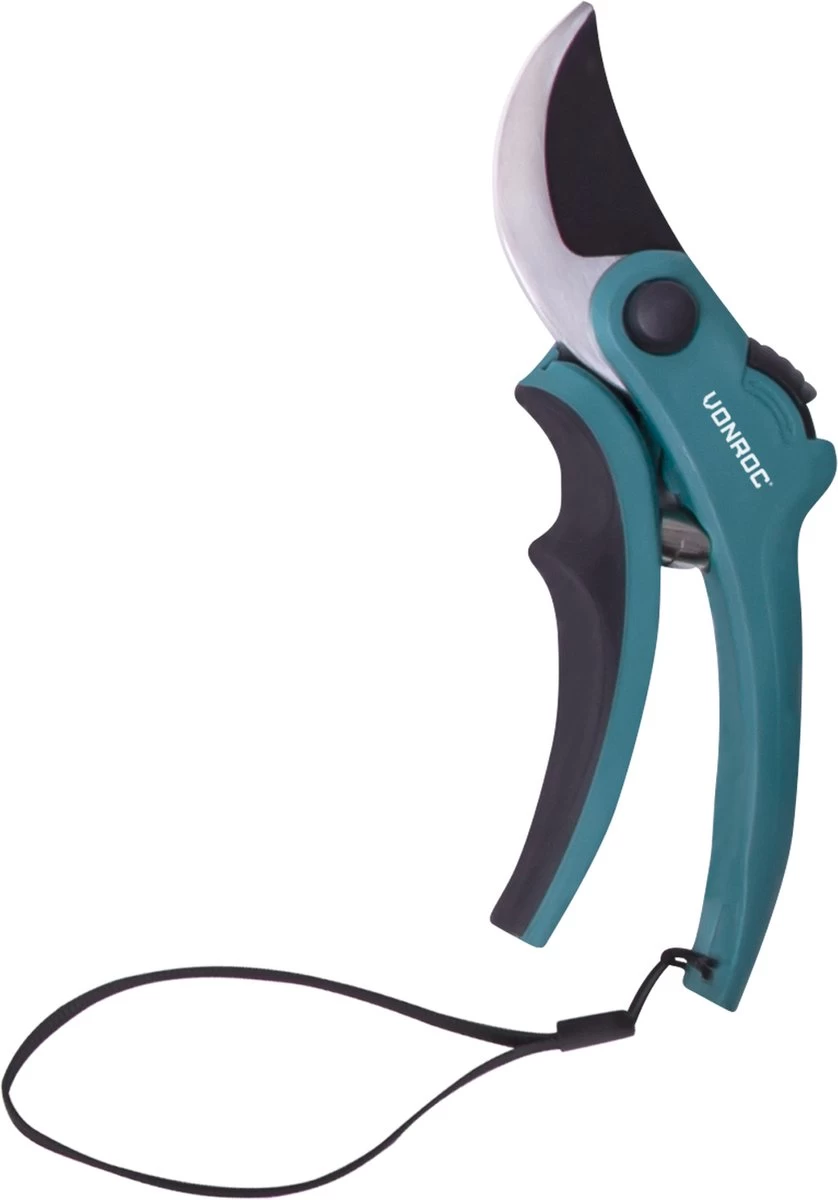 VONROC Snoeischaar Met Papegaaienbek – Antikleefcoating - Voor Bloemen En Jonge Scheuten Tot Ø15mm - Afbeelding 2